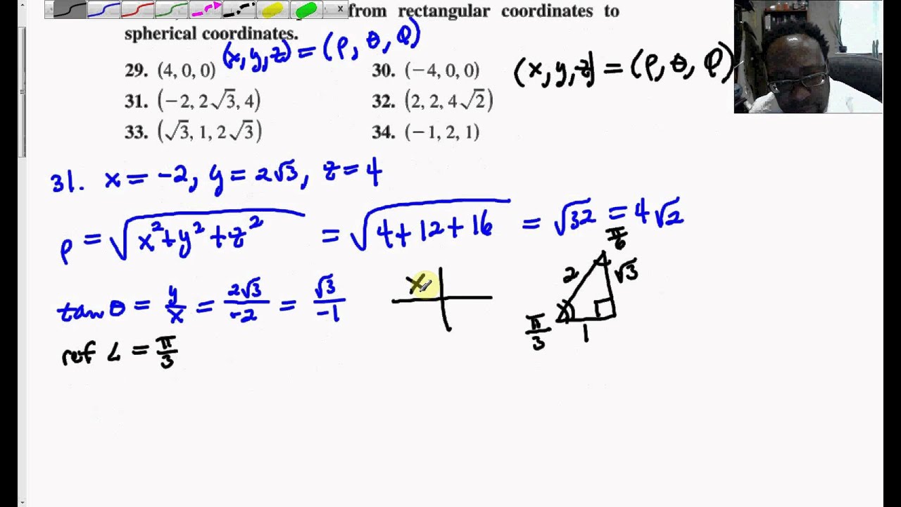 spherical coordinates to rectangular coordinates calculator